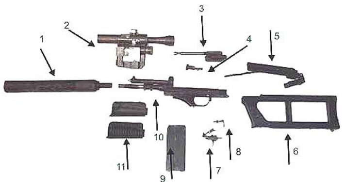 Снайперская винтовка винторез чертежи