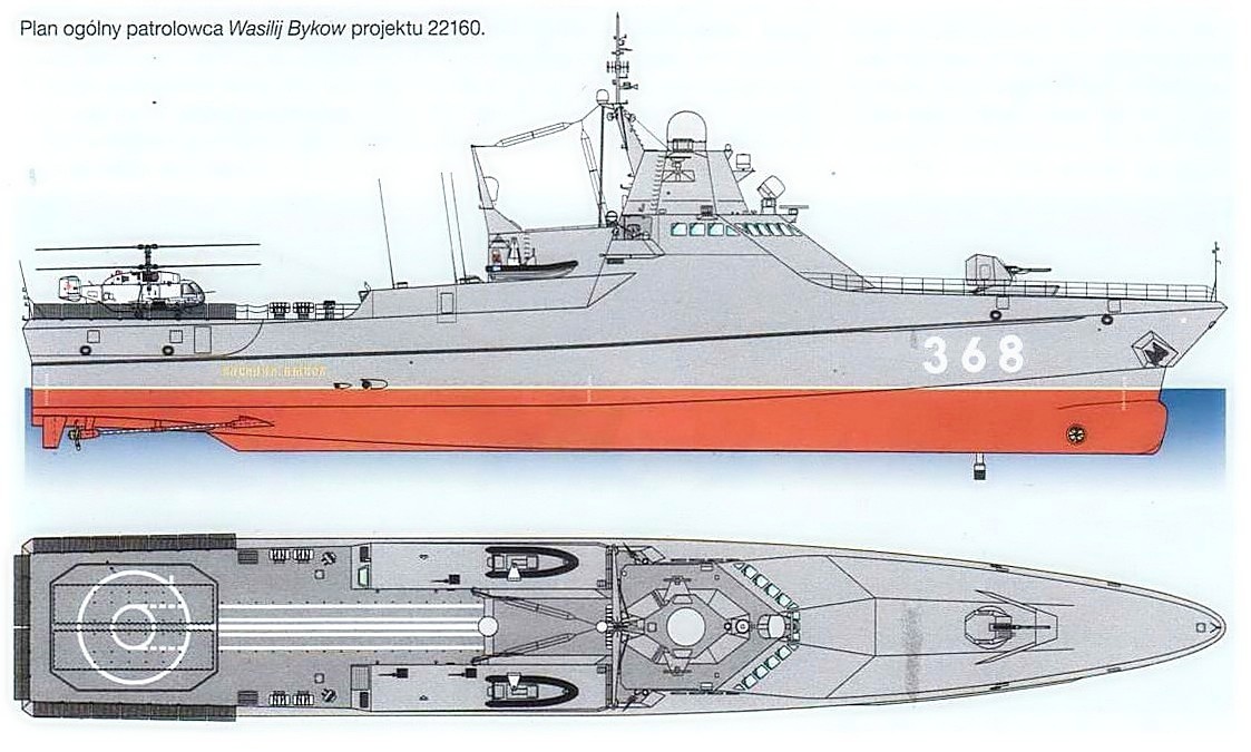 Кораблей проекта 22160