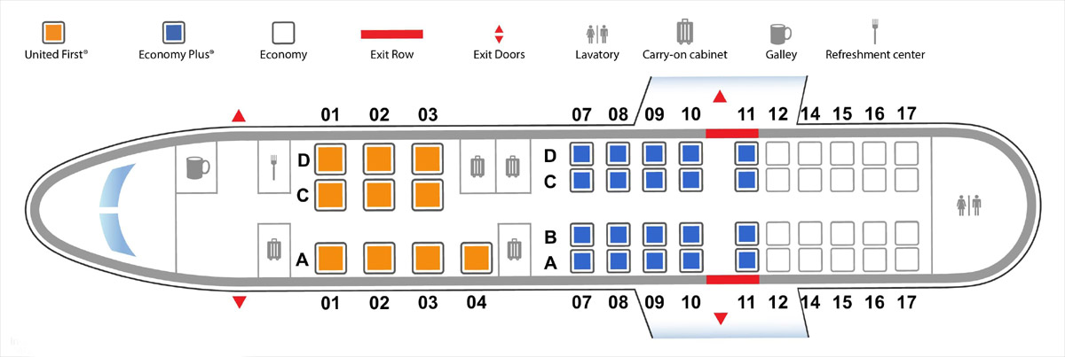 Эмбраер rj170 схема салона