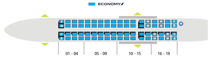 Crj 200 схема мест