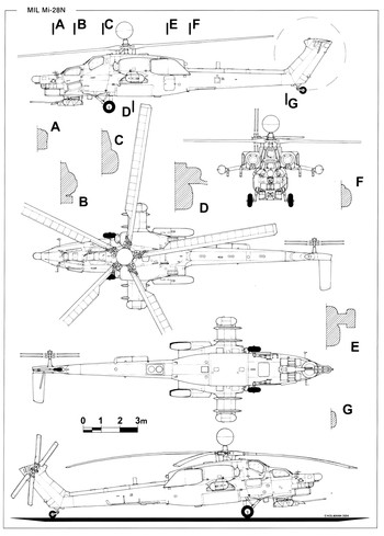 Ми 28 чертеж