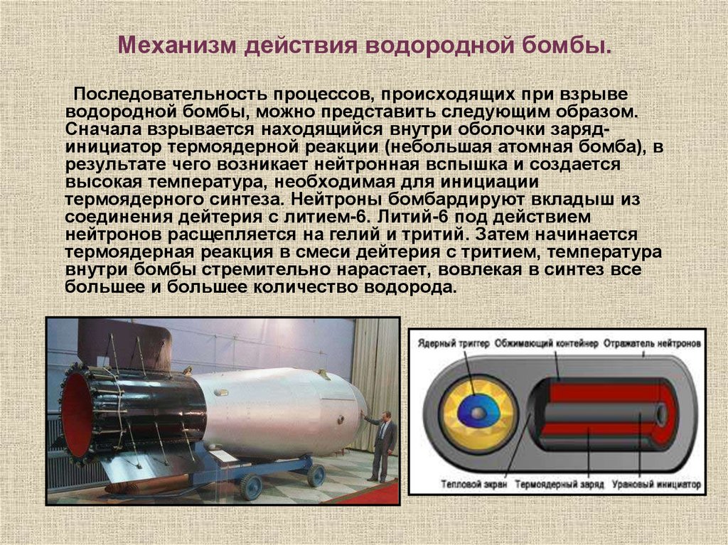 Чертежи водородной бомбы