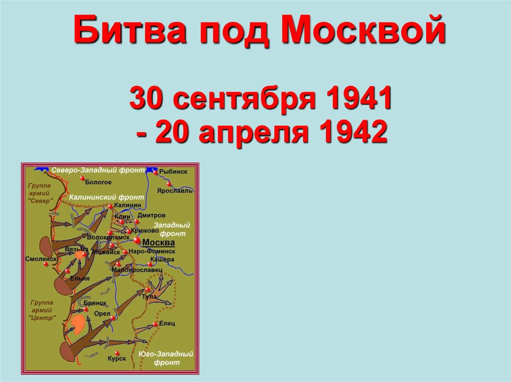 Битва за москву мединский. Битва за Москву 1941 этапы. Битва под Москвой 30 сентября 1941. Битва под Москвой 1942. Битва под Москвой (30 сентября 1941 – 20 апреля 1942).