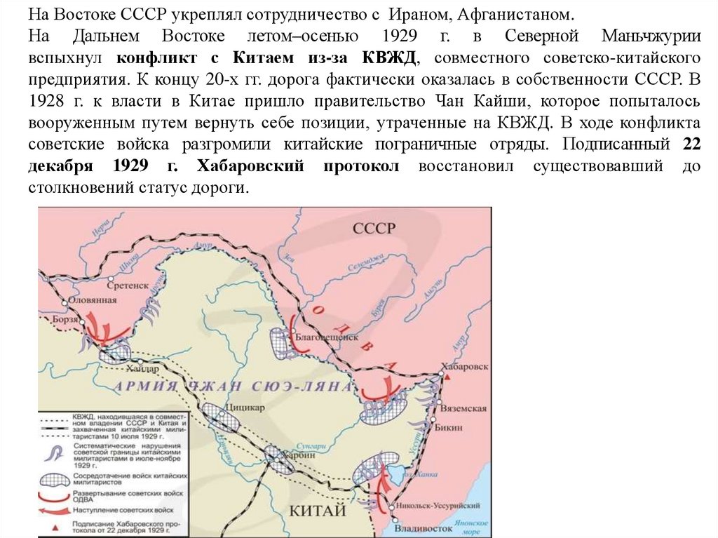 Конфликт на КВЖД 1929. Советско китайский конфликт на квжд