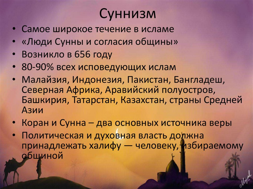 Отличие суннитов от шиитов в исламе кратко