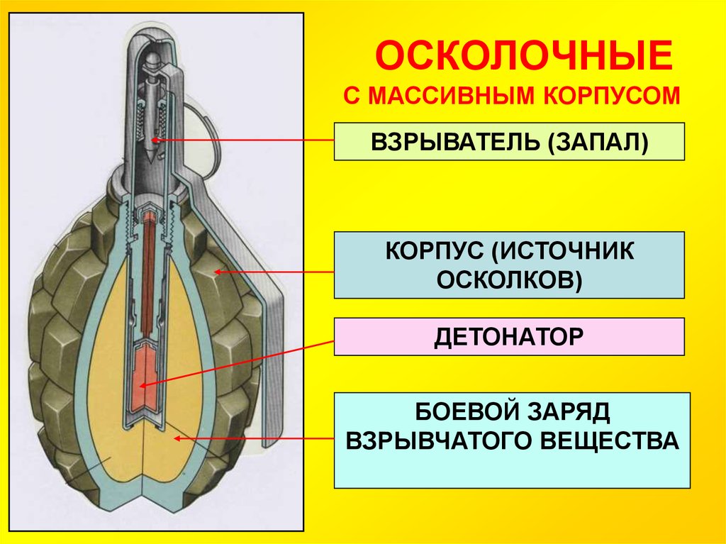 Чертеж гранаты ф 1