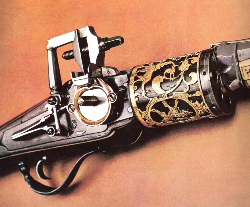 Патроны для кремниевых ружей. Кремневый револьвер Коллиера. Револьвер Ганса Стоплера. Казнозарядные ружья 17 века. Казнозарядные винтовки 17 века.