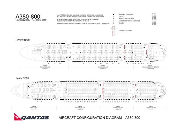 A380 emirates схема салона