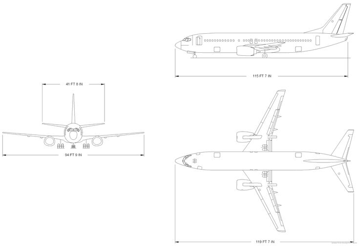 Воздушное судно b 737 схема салона