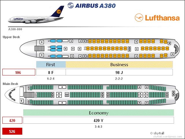 A380 emirates схема салона