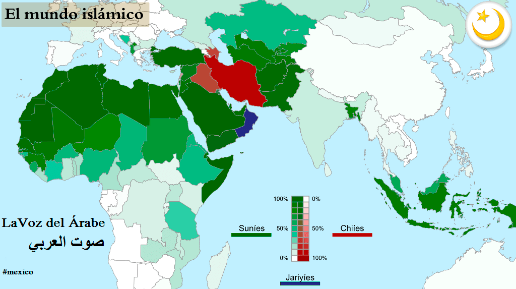 Сунниты азербайджана. Сунниты. Карта шиитов и суннитов в мире. Сунниты и шииты на карте. Шиитский полумесяц на карте.
