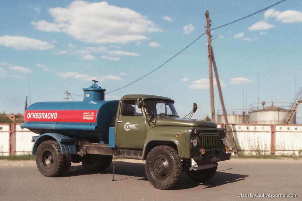 Газель с длинным прицепом