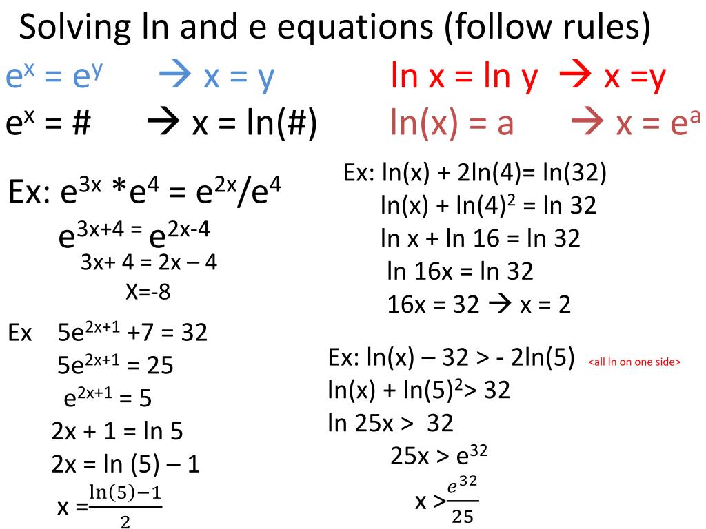 Уравнение э. Rules of Ln. Ln e. Ln(x) = log2(x)/log2(e). Logarithm Rules.