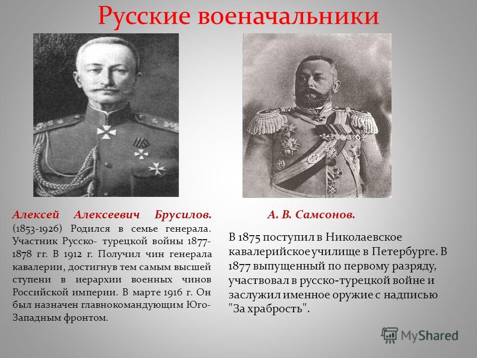 Участники русско турецкой