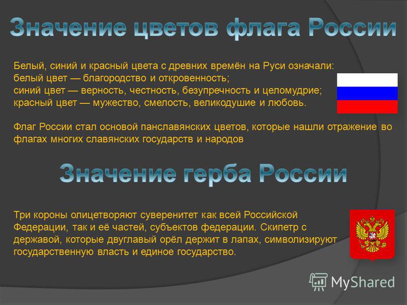 Что значит российский. Значение цветов российского флага и герба России. Что означают цвета флага и герб России. Цвета герба российского флага. Что обозначает герб и флаг России.