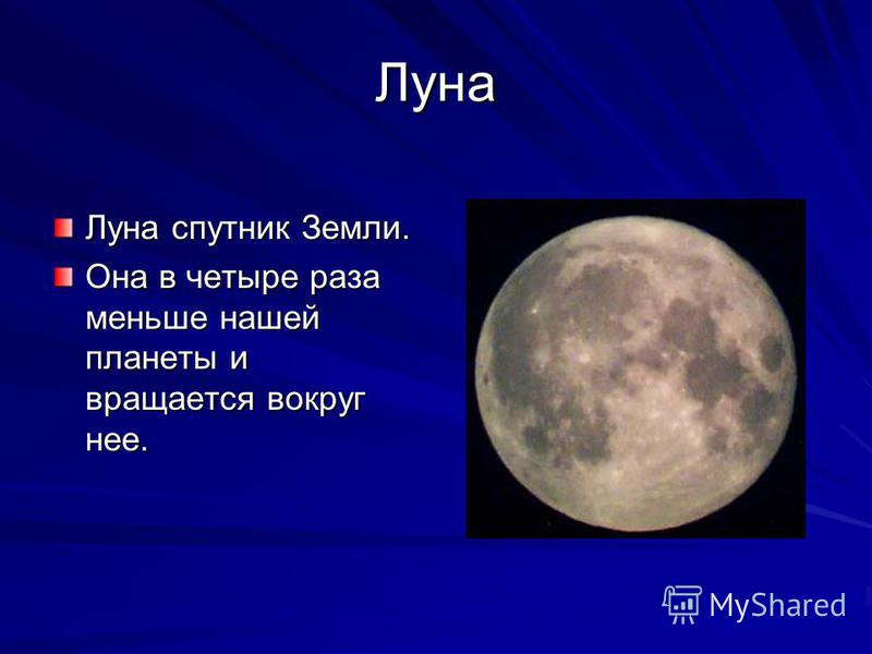 Луна это планета или нет