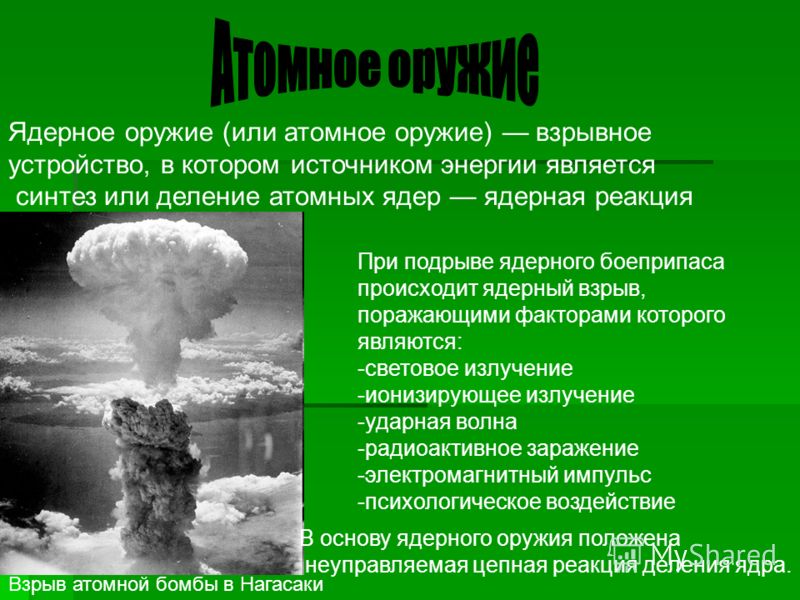 Чем отличается ядерный взрыв. Ядерное оружие. Ударная волна ядерного оружия. Мощность ядерного взрыва.