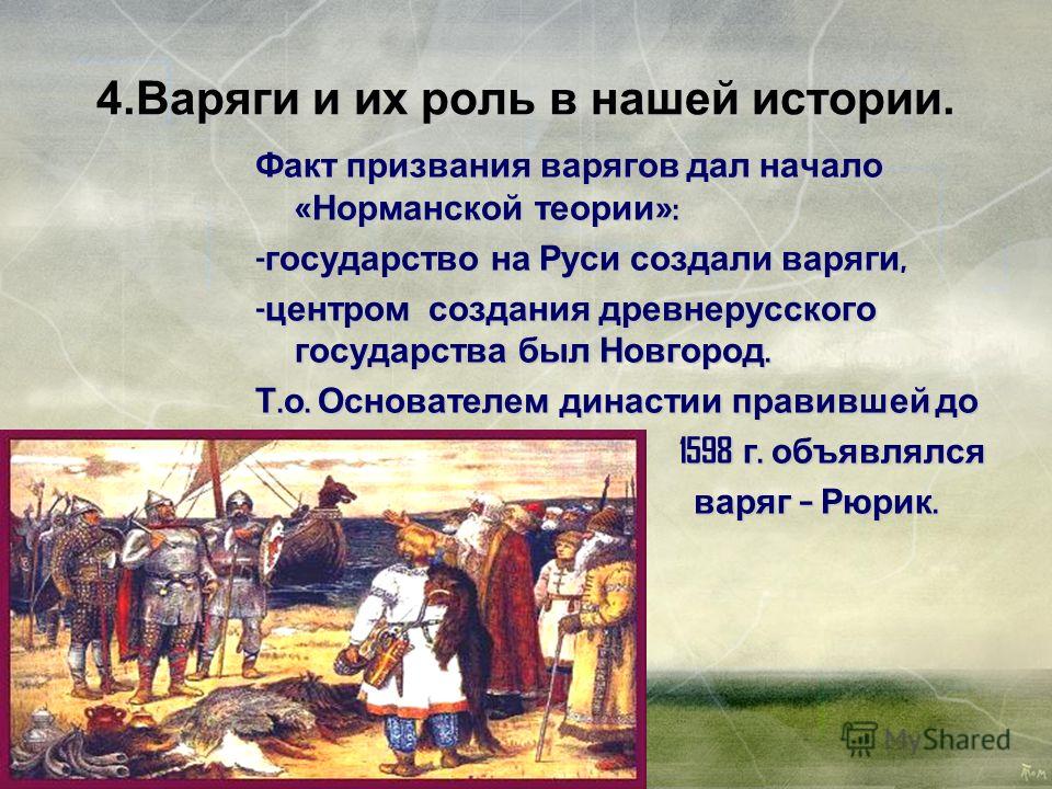 Начало государства русь. Роль варягов в истории. Роль варягов в истории древней Руси. Роль варягов в формировании древнерусской государственности.. Роль варягов в древней истории.