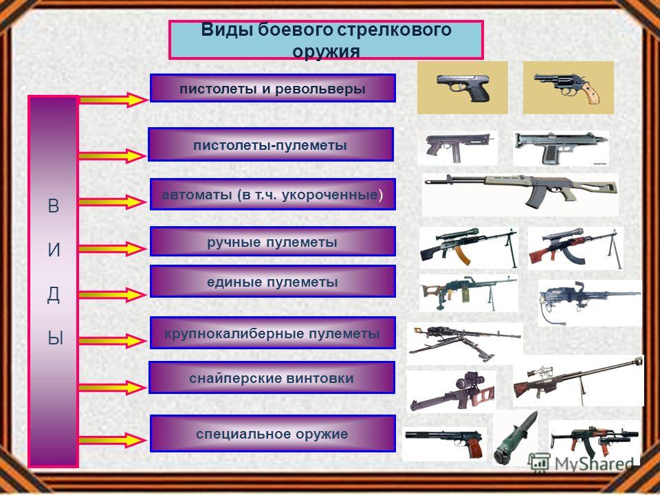 Огнестрельное оружие проект