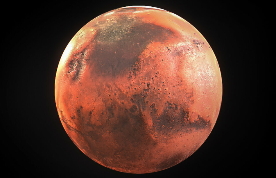 Картинка марс планета на белом фоне