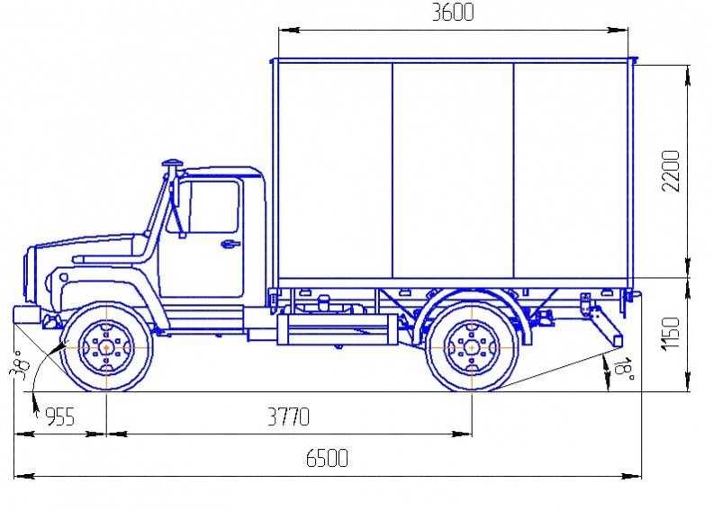 Газ 3309 технические