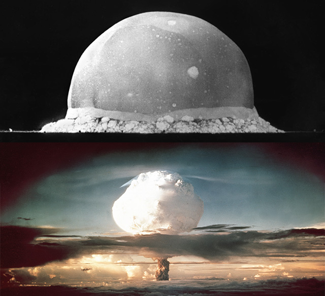 Разница водородной и атомной. Ядерная атомная и водородная бомбы. Атомная и водородная бомба. Ядерная и водородная бомба. Разница между атомной и ядерной бомбой.