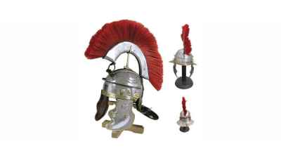 Roman Gallic Helmet w Red Crest