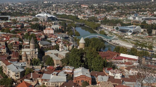 Вид на город Тбилиси