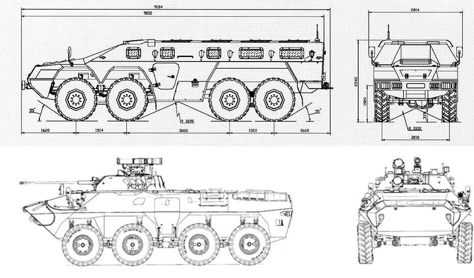 С 60 чертежи. БТР 80 чертеж сбоку. БТР 40 И КАМАЗ 43269. Колесная база БТР 80. Габариты БТР 80.