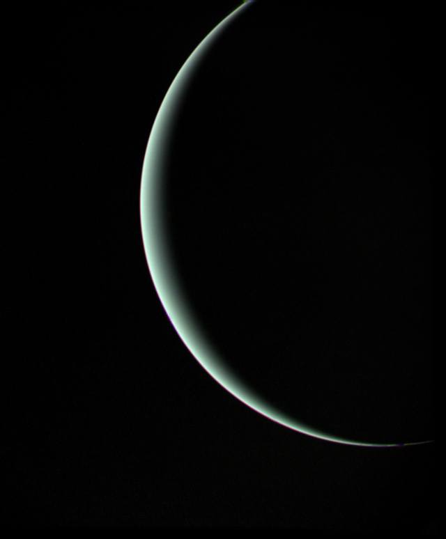 Планета Урана, сделанное «Вояджером-2».