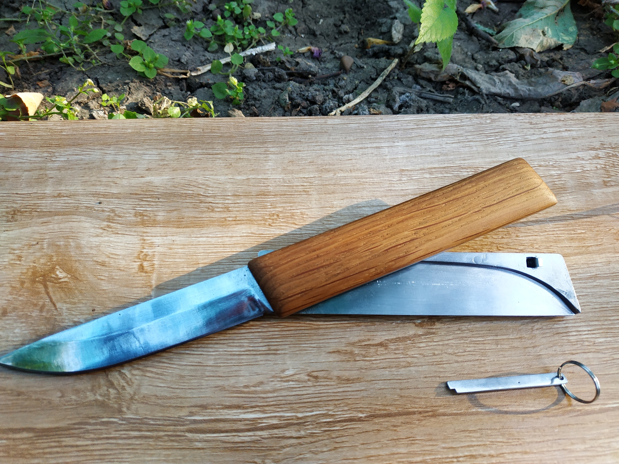 Раскладной нож своими руками: Как из старых ножниц сделать складной нож