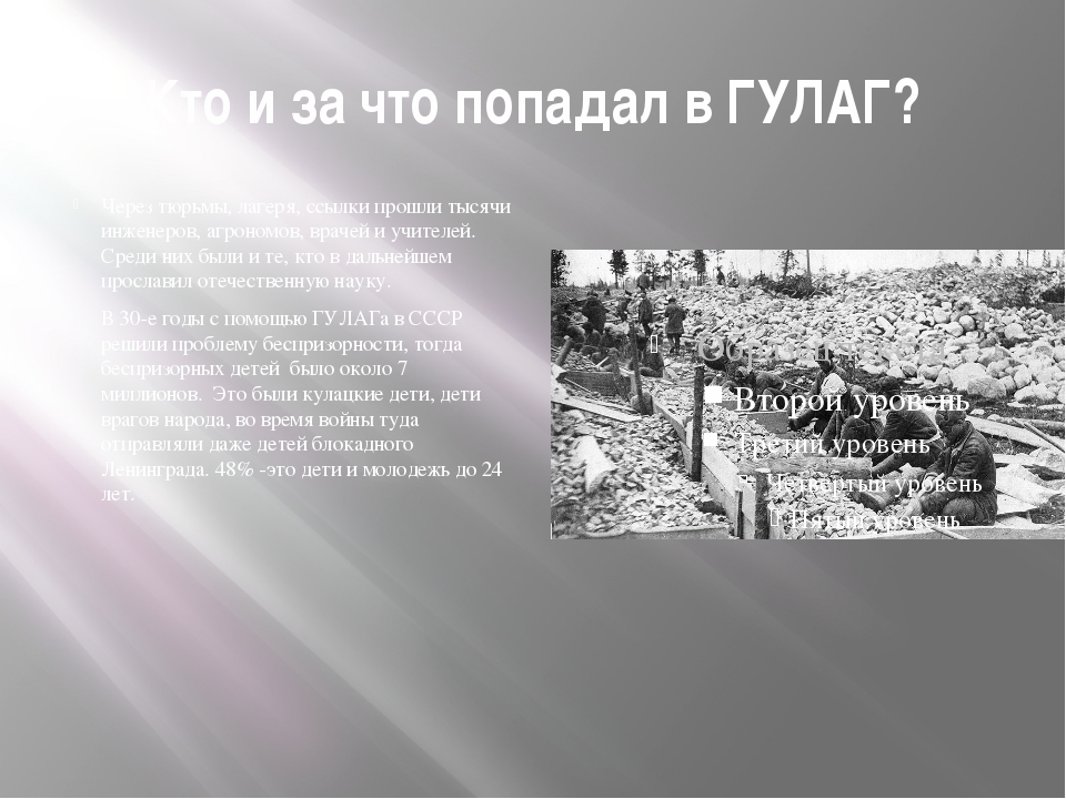 Гулаг история. ГУЛАГ В годы войны кратко. За что попадали в сталинские лагеря?.