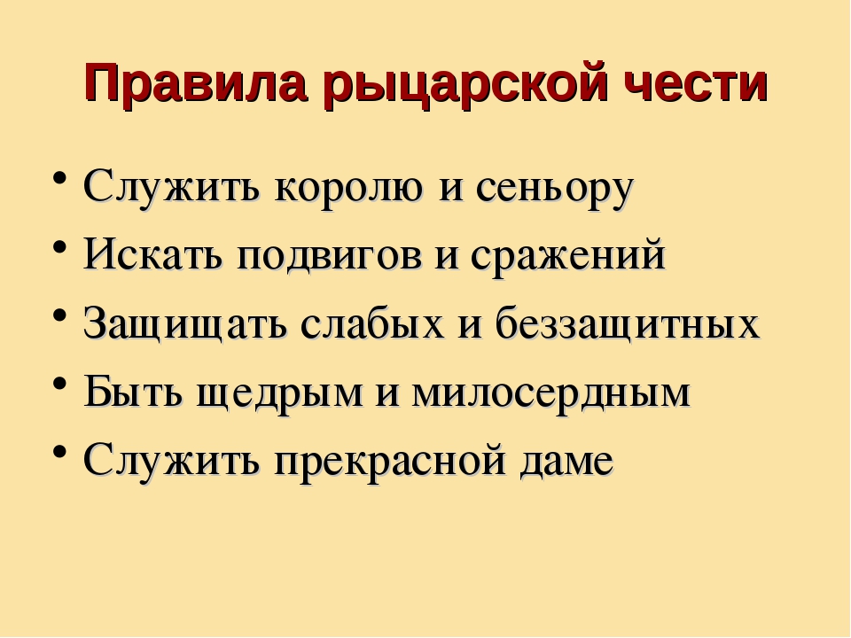 Каково было понимание рыцарской чести. Правила рыцарской чести. Перечислите правила рыцарской чести. Кодекс чести рыцаря. Правила рыцарского кодекса.