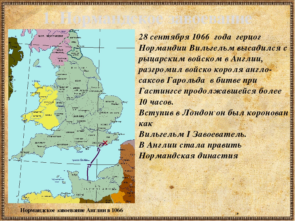 В чем состояли последствия нормандского завоевания англии. 1066 Г. − нормандское завоевание Англии (битва при Гастингсе). Нормандское завоевание Англии карта. Нормандское завоевание в 1066 году. Завоевание Англии нормандским герцогом Вильгельмом.