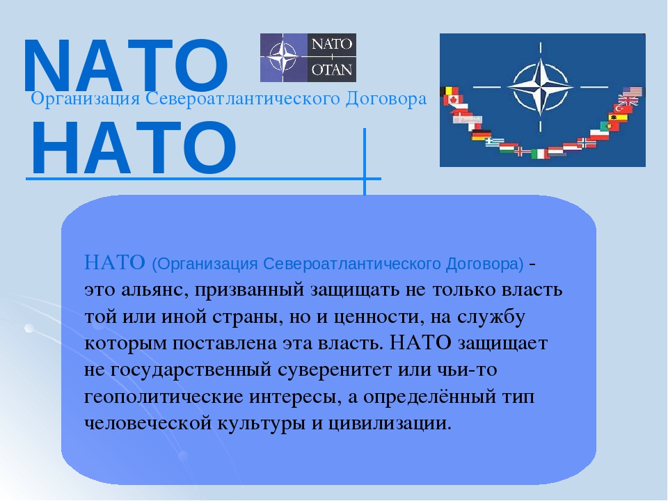 Что такое нато простыми словами. Североатлантический Союз НАТО. Североатлантический Альянс НАТО. Организация Североатлантического договора НАТО. НАТО презентация.