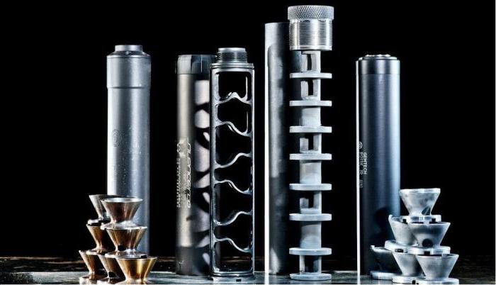 глушитель на гладкоствольное ружье 12 калибра сайга