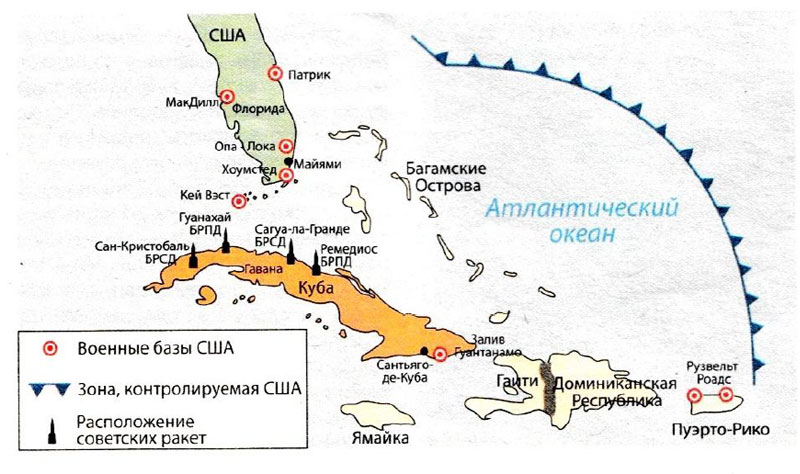 Размещение советских ракет. Американские ракеты в Турции 1962 года. Карибский кризис 1962 года карта. Карта холодной войны Карибский кризис. Карибский кризис размещение ракет на Кубе.