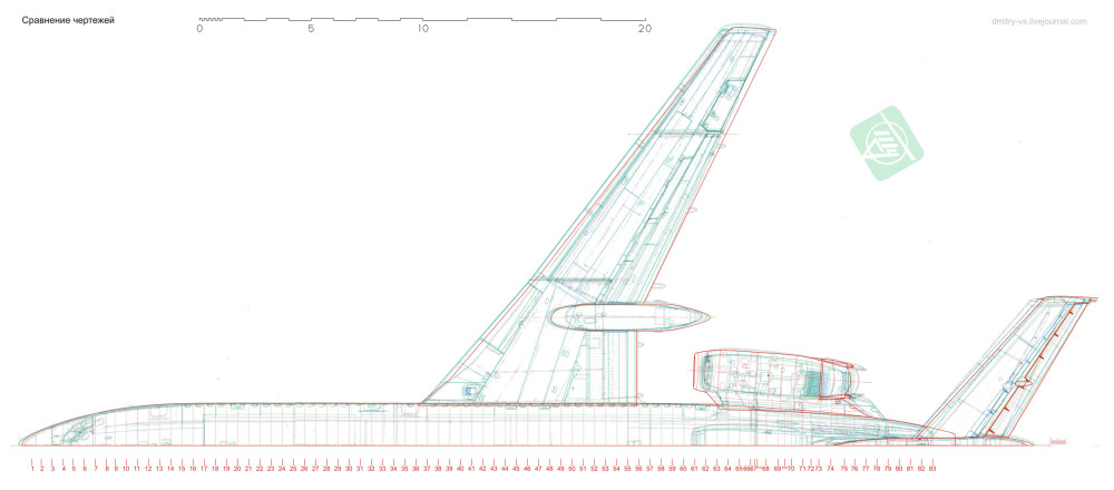 Tu-154 drawings