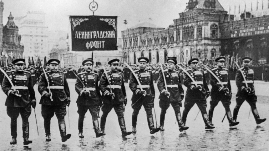 Первый Парад Победы на Красной площади, 24 июня 1945 года. 
