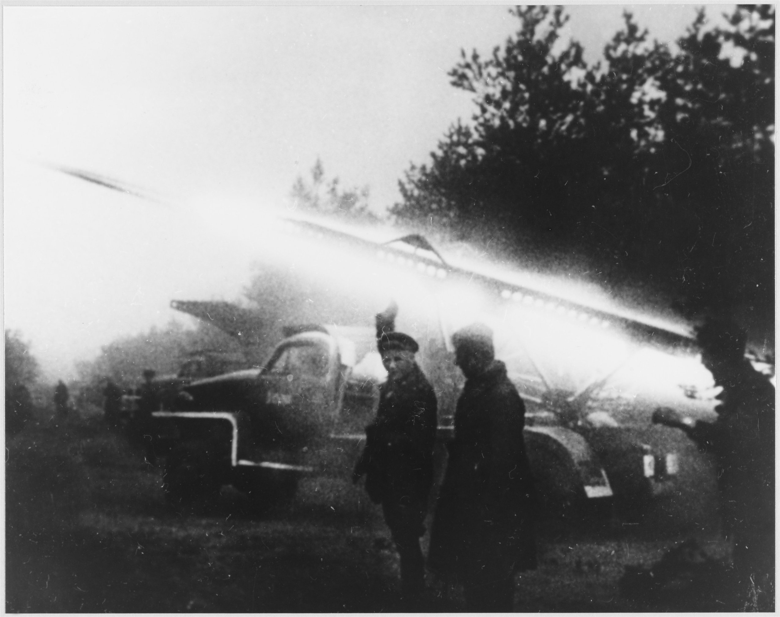 БМ-13 в Белоруссии, 1941 год.
