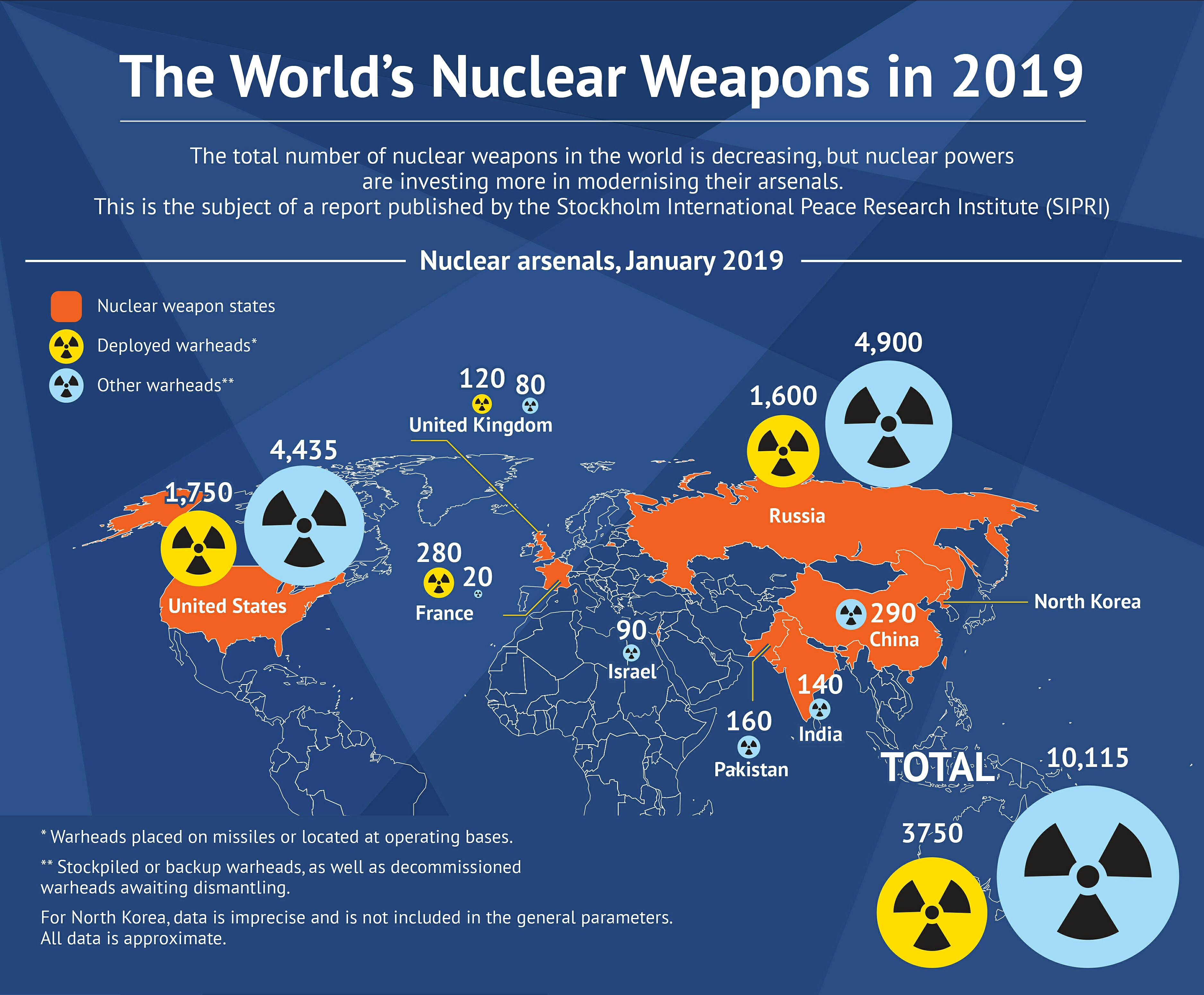 Сколько в мире атомных. Число ядерного оружия в мире таблица. Количество ядерного оружия в России. У каких стран есть ядерное оружие. Количестао ядержеого оружия у старн.
