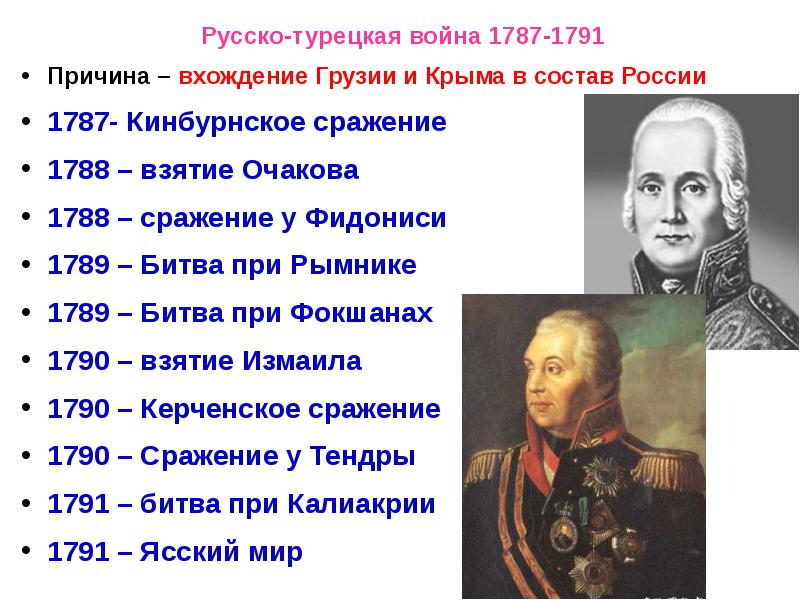 История русско турецких войн. Таблица о русско турецких войнах 2 половины 18 века. Суворов даты в русско турецкой войне. Полководцы руско турицких войн.