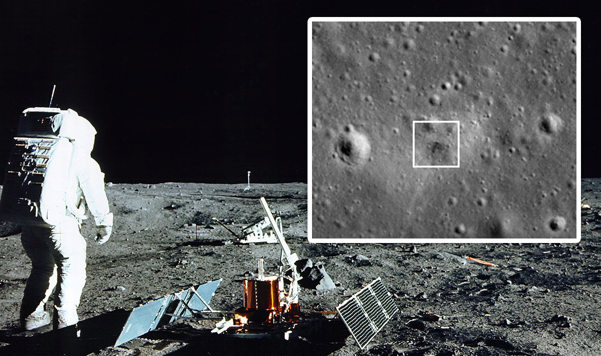 1 вступил на луну. Миссия Аполлон 11.