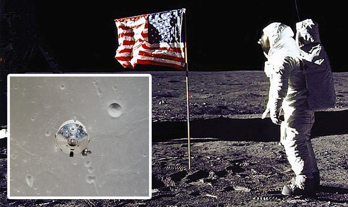 Que dijo neil armstrong al pisar la luna