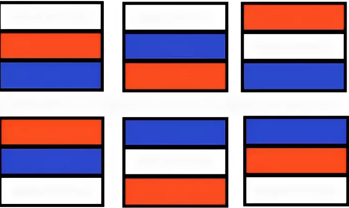 Флаг состоящий из трех полос