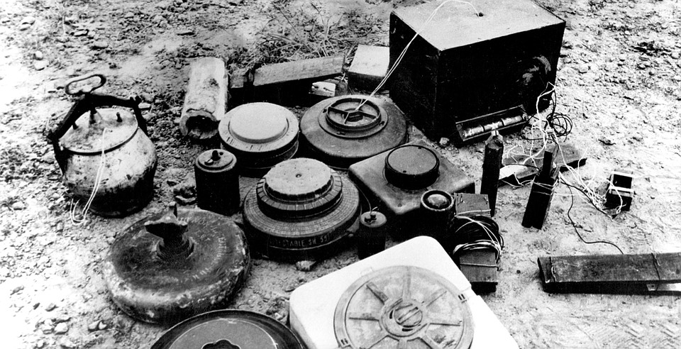 Самодельные взрывные устройства моджахедов. Фото: Личный архив