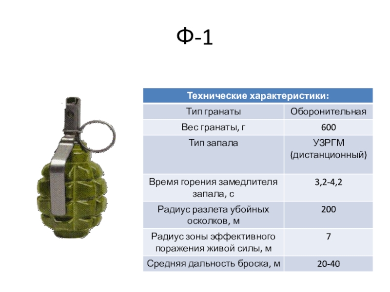 Радиус зоны эффективного поражения живой силы м гранаты изображенной на рисунке составляет