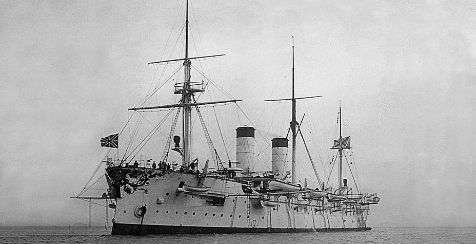 ​Броненосный крейсер «Рюрик», 1896 год Источник – tsushima.su - Бой в Корейском проливе 