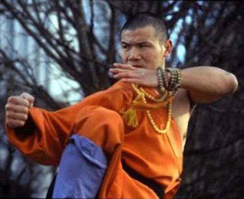 Фотография монаха шаолиня