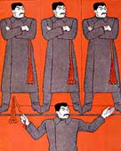 Cartoon of Josef Stalin